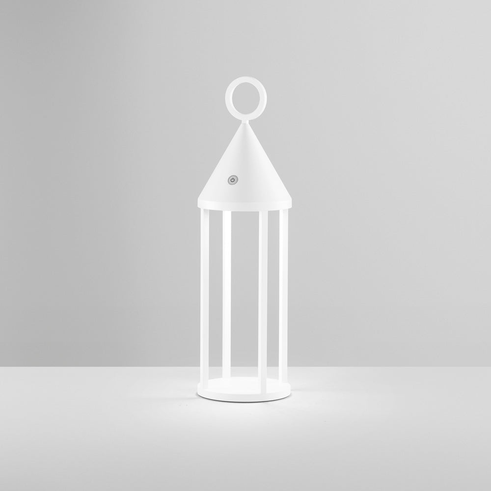 LAMPADA RICARICABILE LED OBERON BIANCA 2,2W 168LM 3000K DIMM. IP54 15,1X51CM
