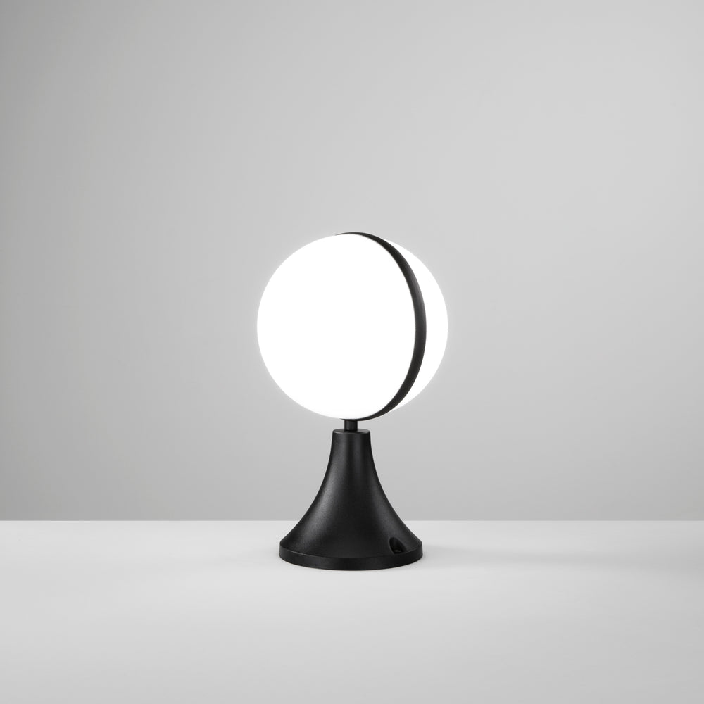 LUMETTO ORBIT NERO 1XE27 IP44 25X30CM