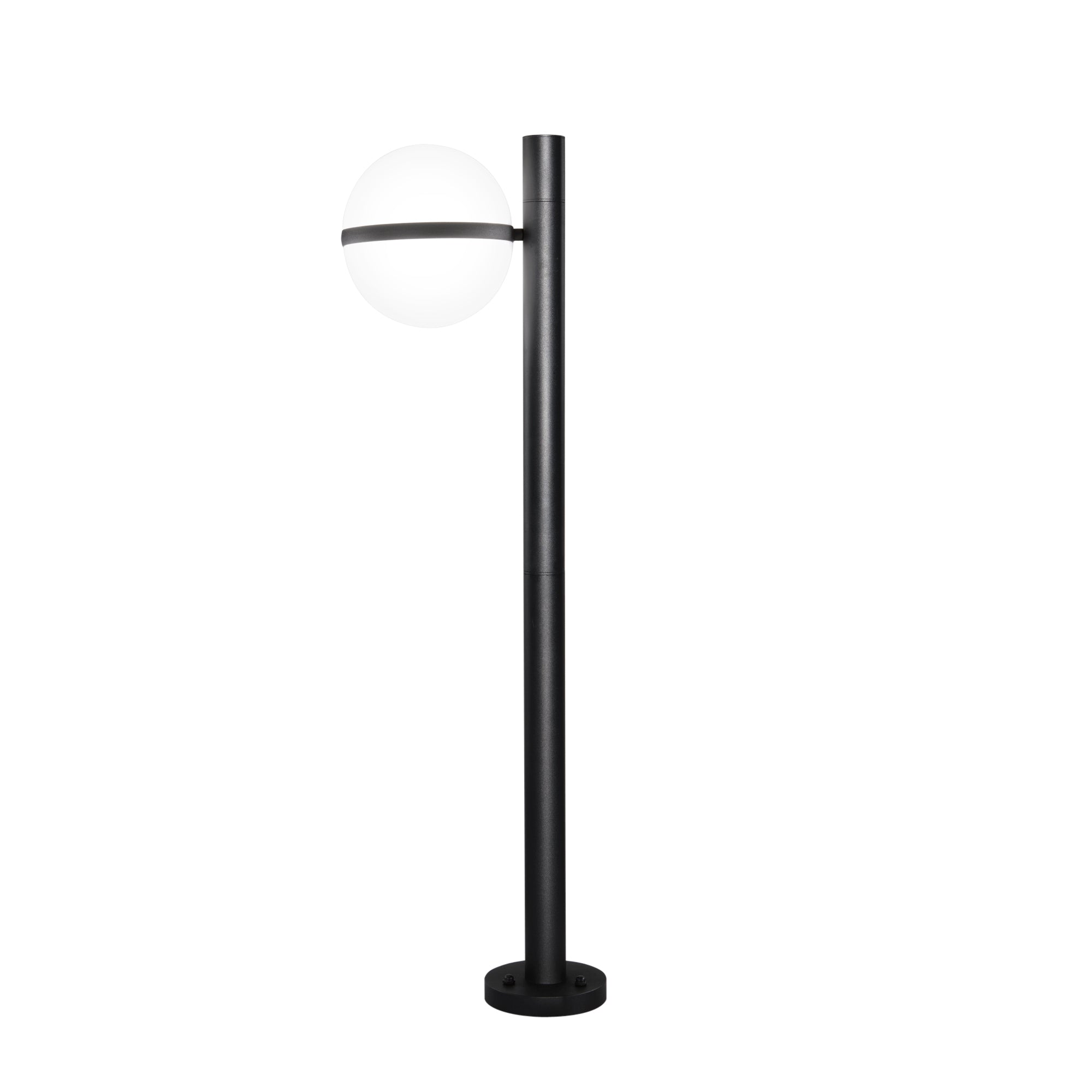 PALETTO ORBIT NERO 1XE27 IP44 26X100CM