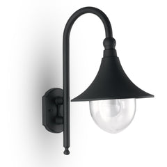 APPLIQUE PAVIA NERA 1XE27 IP44 26X34X48CM