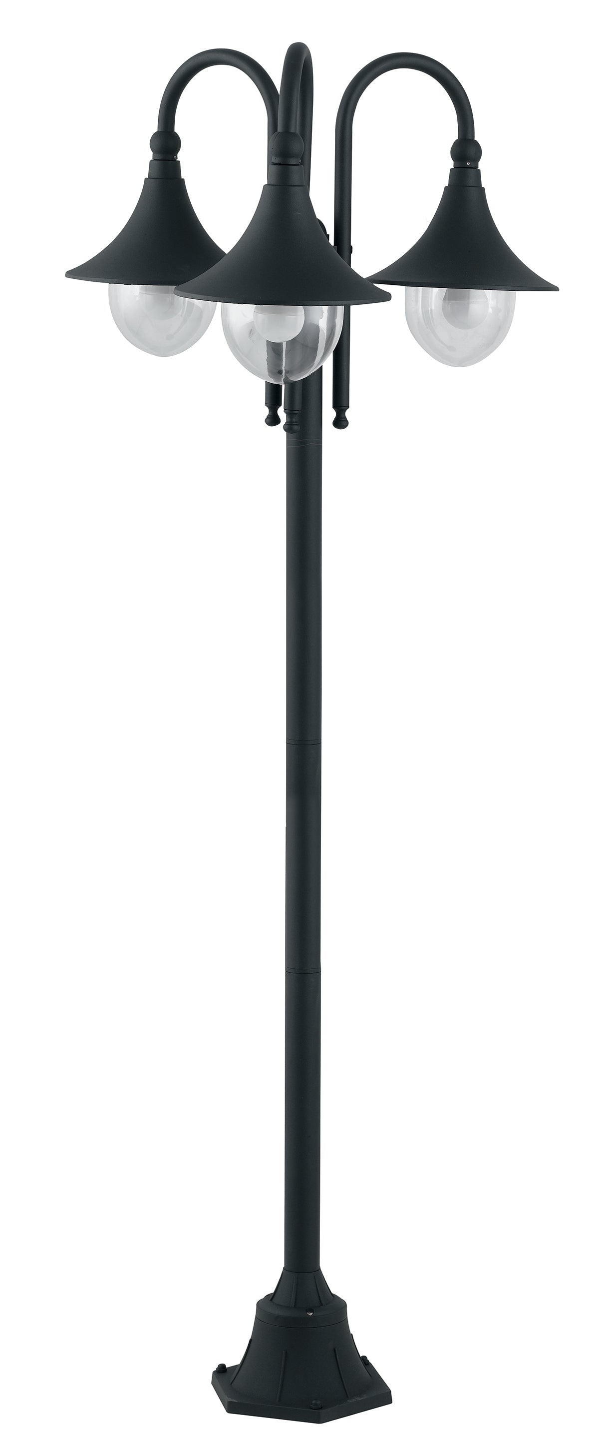 PALO PAVIA NERO 3XE27 IP44 56X190CM