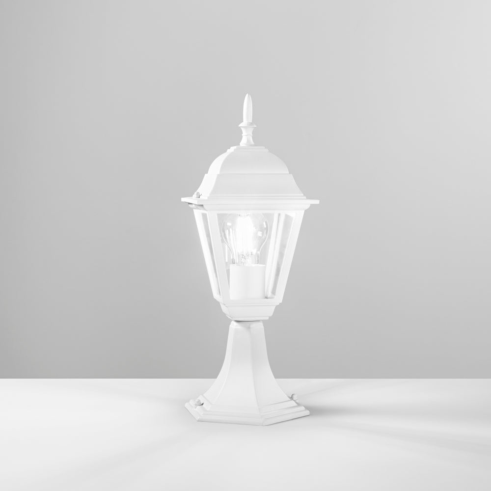 LUME ROMA BIANCO 1XE27 IP44 14,6X14,6X39CM