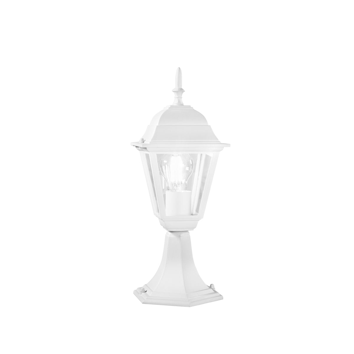 LUME ROMA BIANCO 1XE27 IP44 14,6X14,6X39CM