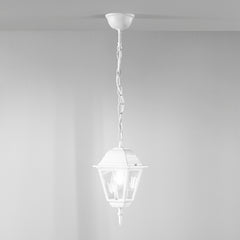 SOSPENSIONE ROMA BIANCA 1XE27 IP44 14,6X14,6X97CM