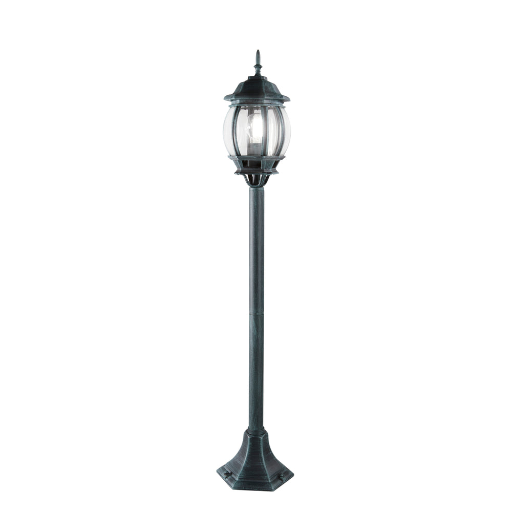 PALETTO SANTIAGO NERO/VERDE 1XE27 IP44 21X110,3CM