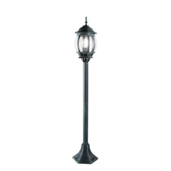 PALETTO SANTIAGO NERO/VERDE 1XE27 IP44 21X110,3CM