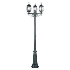 PALO SANTIAGO NERO/VERDE 3XE27 IP44 69X209CM