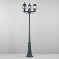 PALO SANTIAGO NERO/VERDE 3XE27 IP44 69X209CM