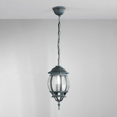 SOSPENSIONE SANTIAGO NERA/VERDE 1XE27 IP44 15,5X107,5CM