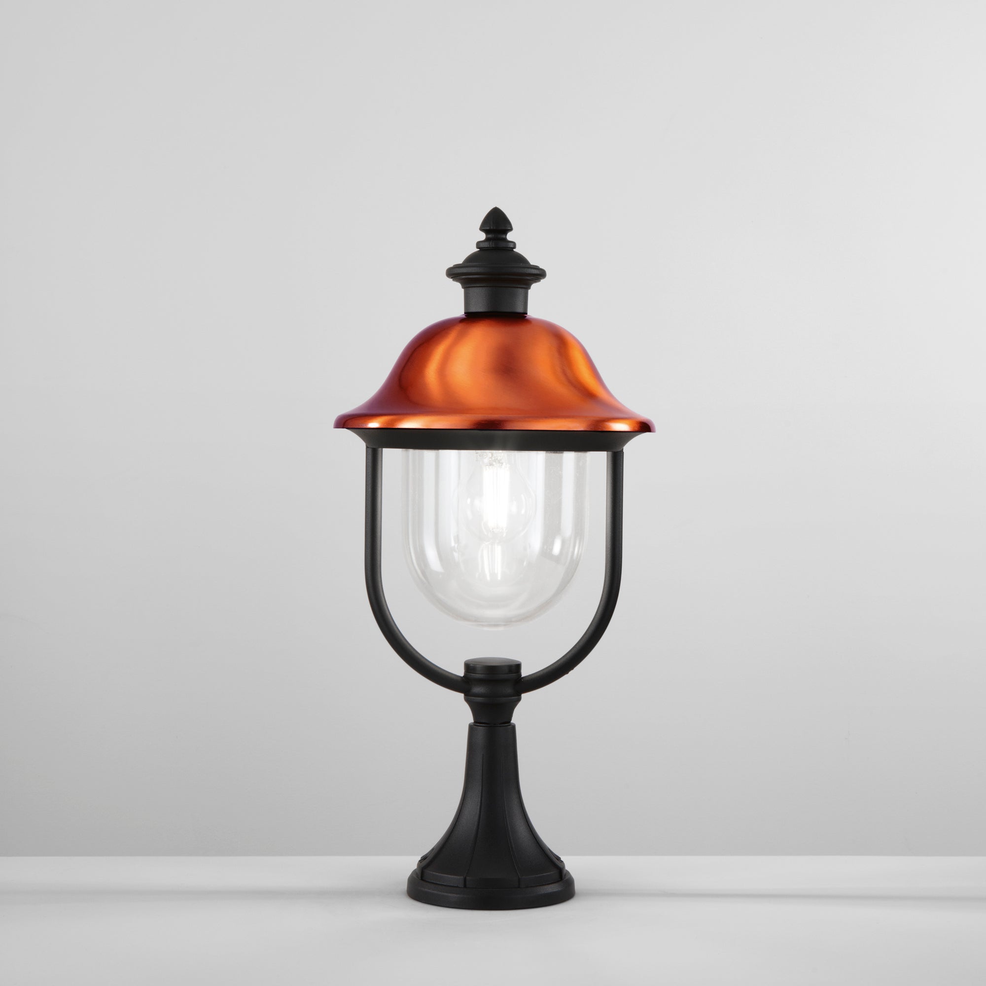 LUME VENEZIA NERO/RAME 1XE27 IP44 25X53,8CM
