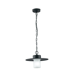 SOSPENSIONE YORK NERA 1XE27 IP44 30X80CM