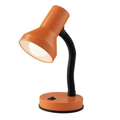 "Lampada da lettura LDT flessibile in metallo arancione