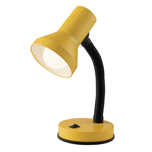 "Lampada da lettura LDT flessibile in metallo giallo