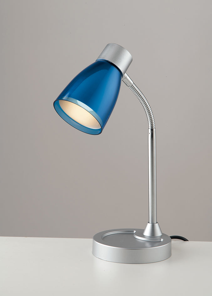 LAMPADA DA TAVOLO ARKIMEDE ORIENTABILE BLU 1XE14 13,5X36CM