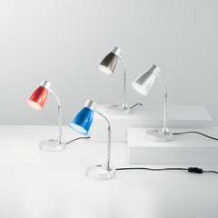 LAMPADA DA TAVOLO ARKIMEDE ORIENTABILE BLU 1XE14 13,5X36CM