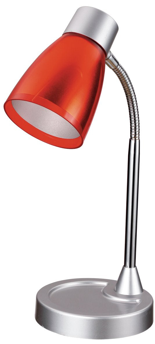 LAMPADA DA TAVOLO ARKIMEDE ORIENTABILE ROSSO 1XE14 13,5X36CM