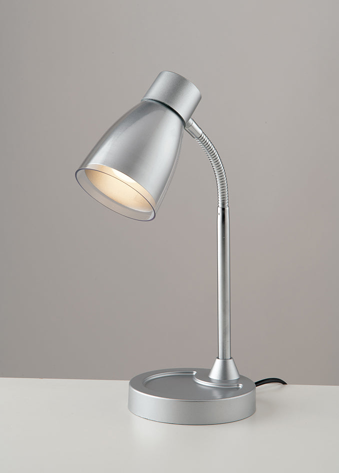 LAMPADA DA TAVOLO ARKIMEDE ORIENTABILE SILVER 1XE14 13,5X36CM