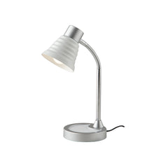 "Lampada da lettura LEONARDO con diffusore bianco in fibre di plastica"