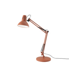 "Lampada da tavolo regolabile ARTIFEX in metallo arancione"