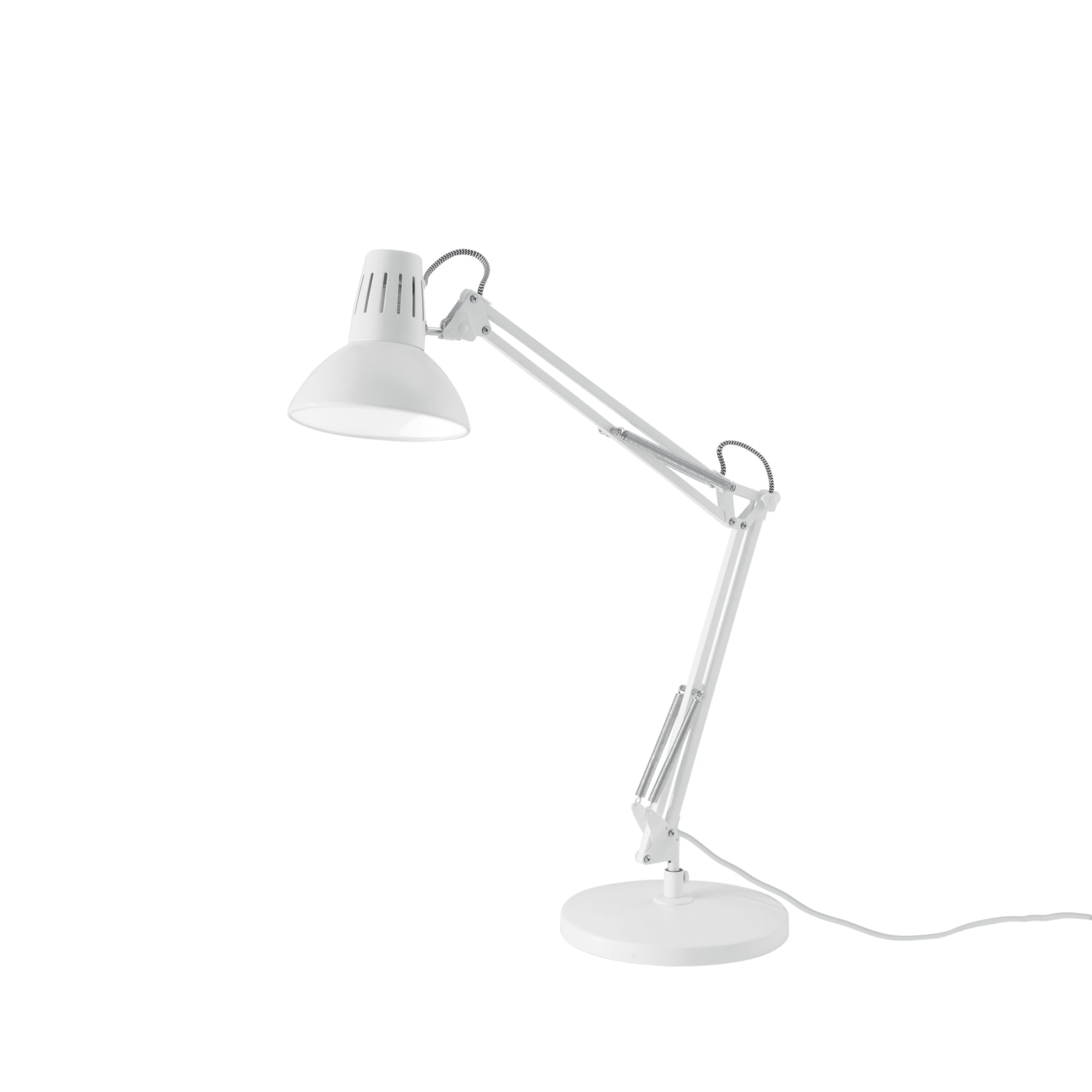 "Lampada da tavolo regolabile ARTIFEX in metallo bianco"
