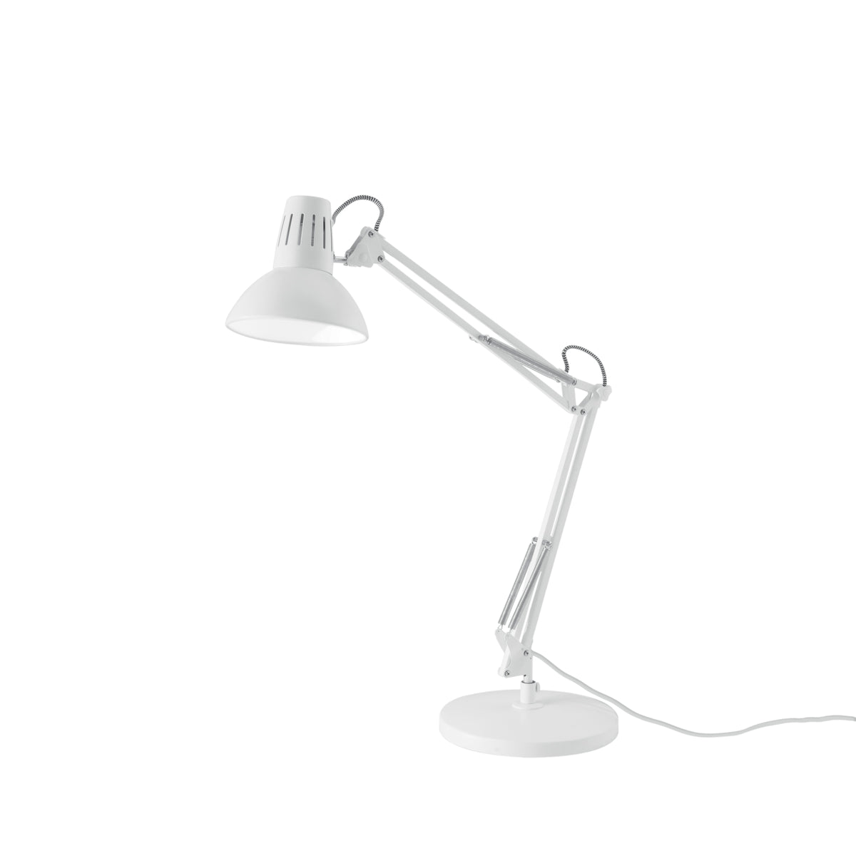 "Lampada da tavolo regolabile ARTIFEX in metallo bianco"