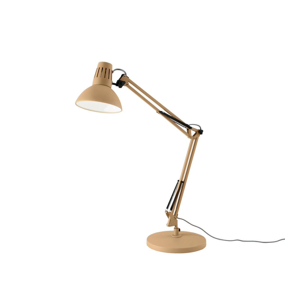 "Lampada da tavolo regolabile ARTIFEX in metallo giallo"