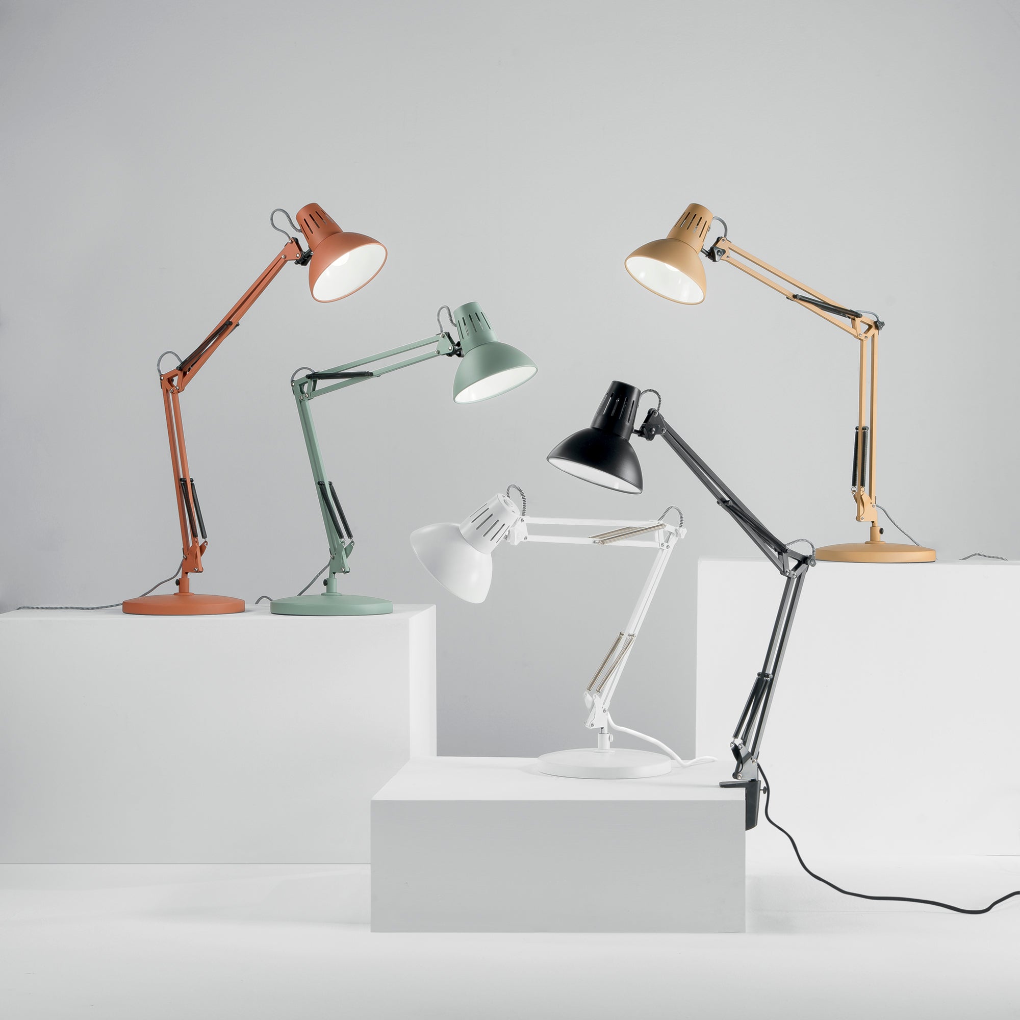 LAMPADA DA TAVOLO ARTIFEX ARANCIONE 1XE27 23X23X73,8CM