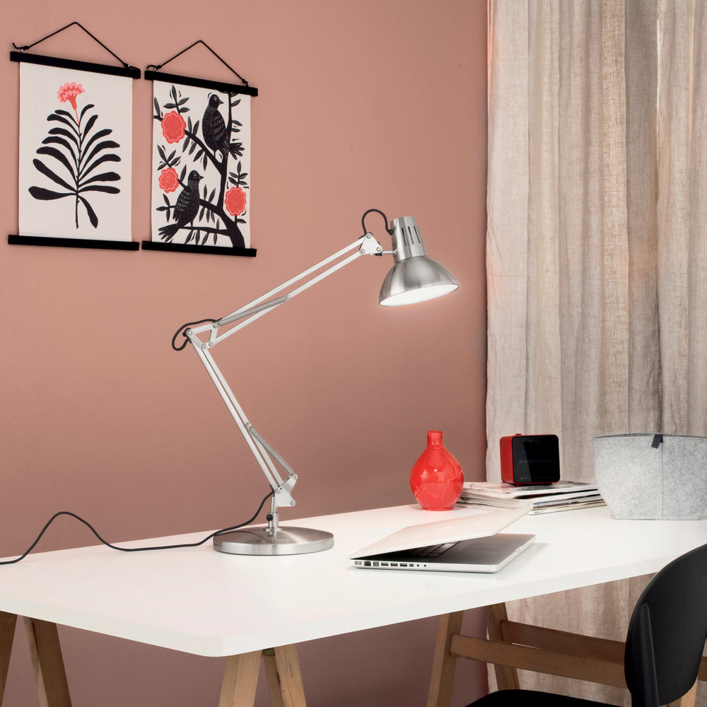 LAMPADA DA TAVOLO ARTIFEX NICKEL 1XE27 23X23X73,8CM