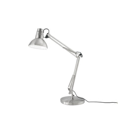 "Lampada da tavolo regolabile ARTIFEX in metallo nichel"