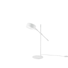 "Lampada da tavolo EIFFEL in metallo bianco con punto luce orientabile"