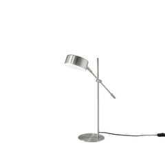 "Lampada da tavolo EIFFEL in metallo nichel con punto luce orientabile"