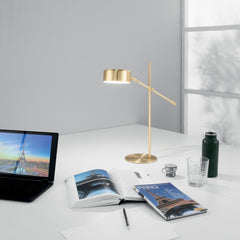 LAMPADA DA TAVOLO EIFFEL ORIENTABILE ORO 1XE14 42X16X59,5CM