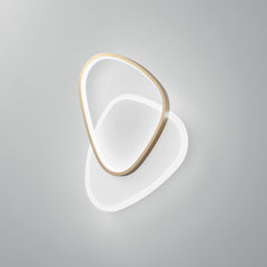 PLAFONIERA LED AYRTON TONDEGGIANTE ORO 42W 4500LM CCT 35X7X45CM