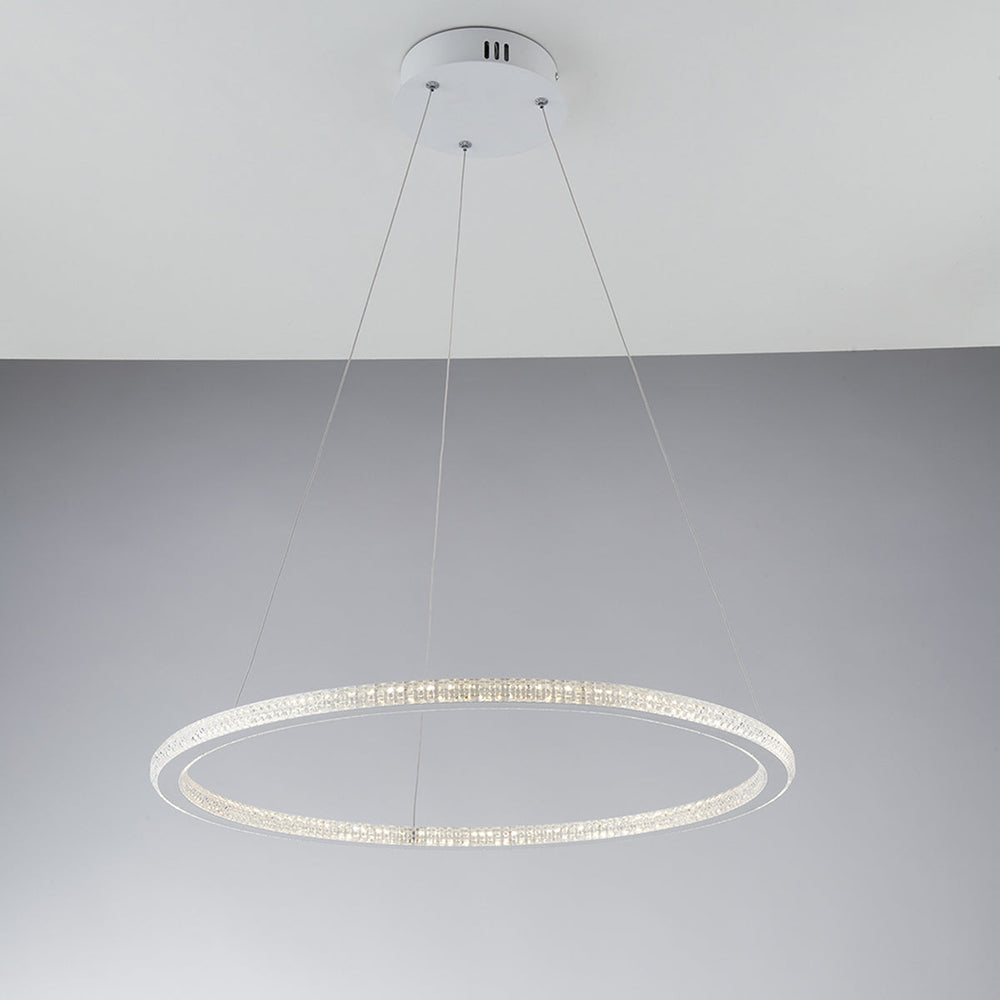 SOSPENSIONE LED BRYANT BIANCA 45W 5800LM 4000K 60X2X150CM