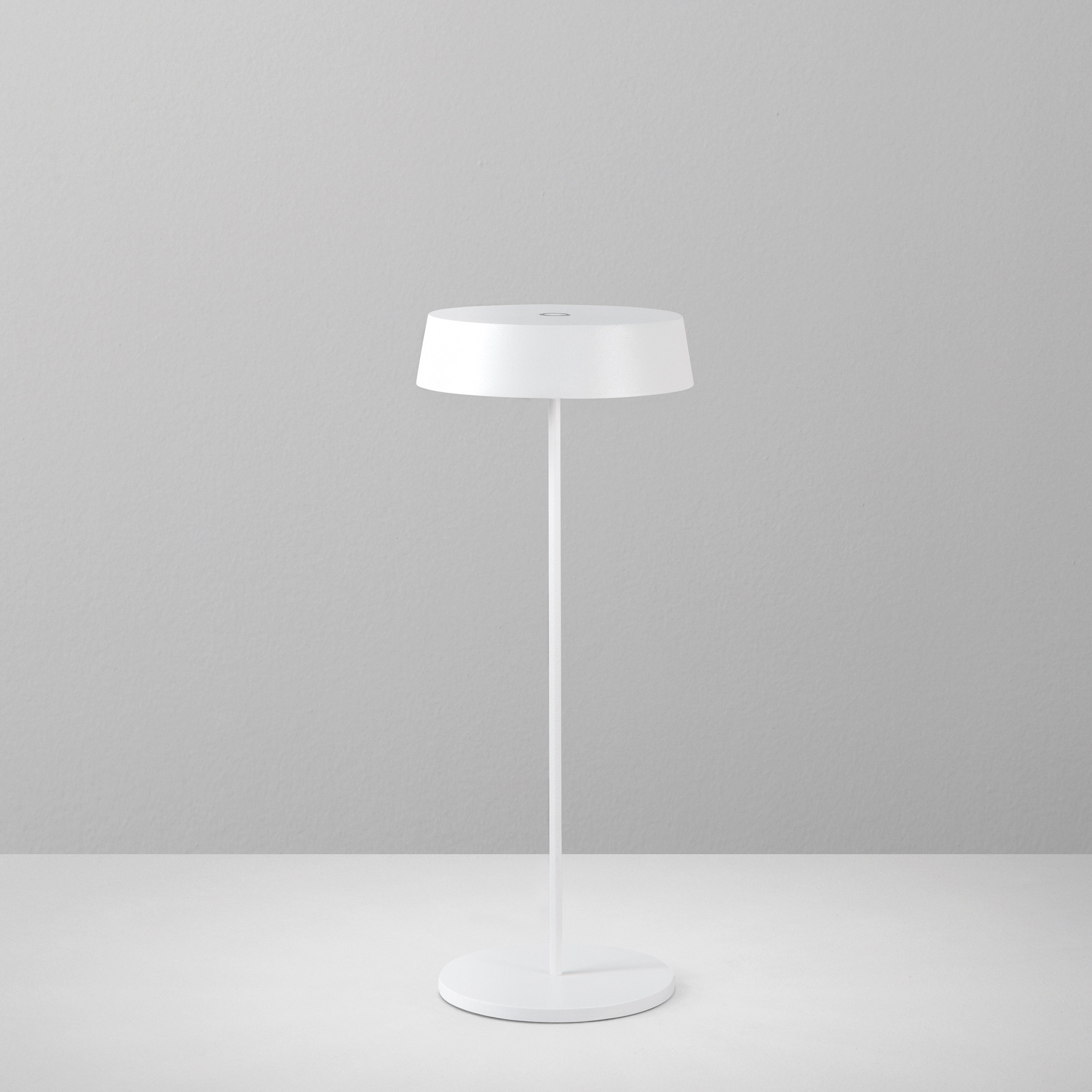 LAMPADA DA TAVOLO RICARICABILE LED COCKTAIL BIANCA 2,2W 192LM 3000K DIMM. IP54 29,5X12X12CM