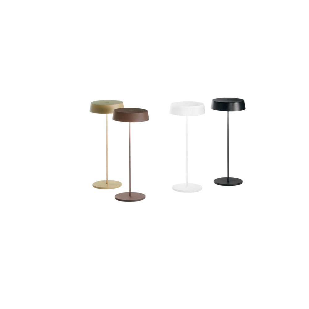 LAMPADA DA TAVOLO RICARICABILE LED COCKTAIL BIANCA 2,2W 192LM 3000K DIMM. IP54 29,5X12X12CM