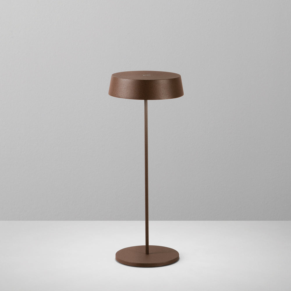 LAMPADA DA TAVOLO RICARICABILE LED COCKTAIL BRONZO 2,2W 192LM 3000K DIMM. IP54 29,5X12X12CM