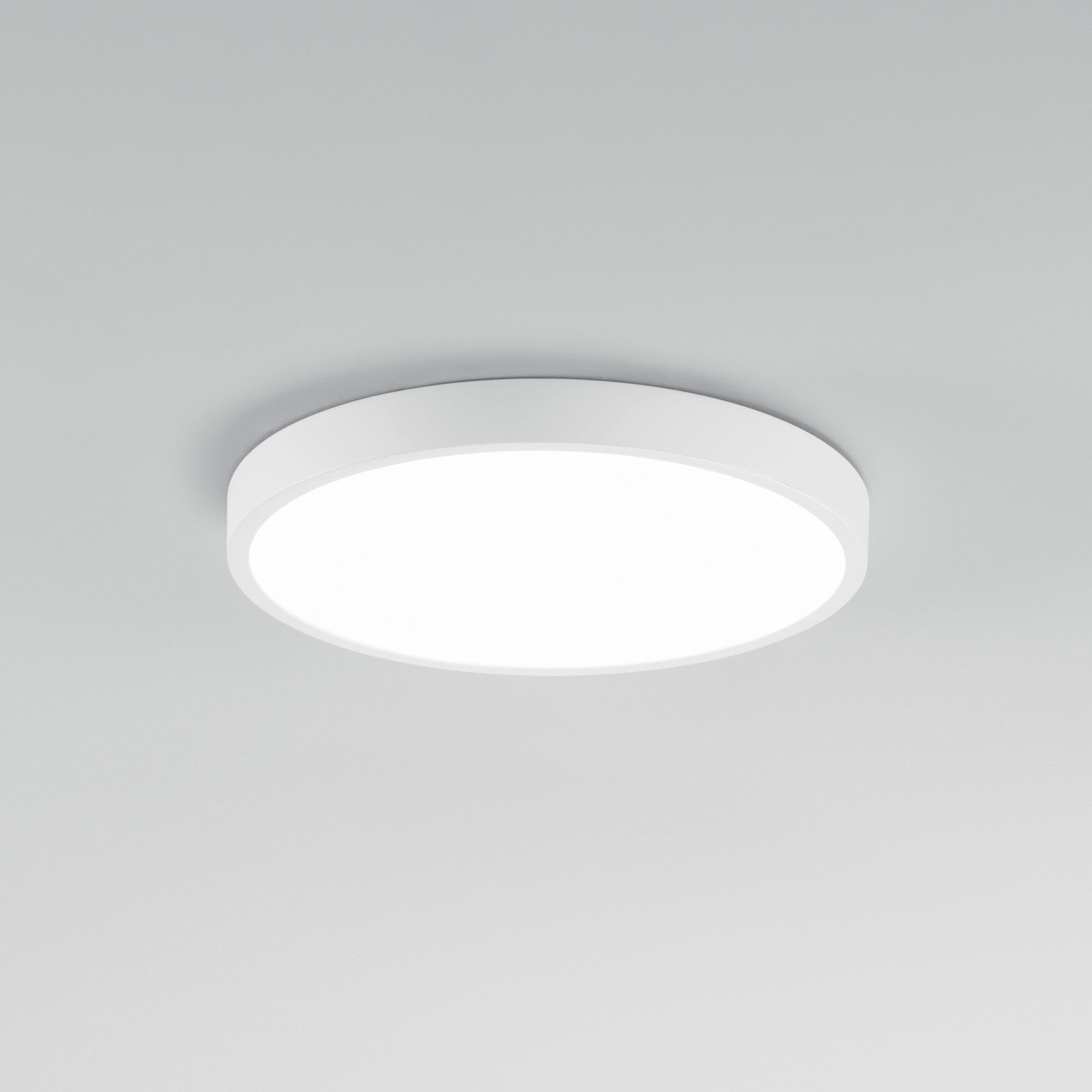 PLAFONIERA LED DOMO BIANCA TONDA 24W 2700LM 4000K IP44 24X2,4CM