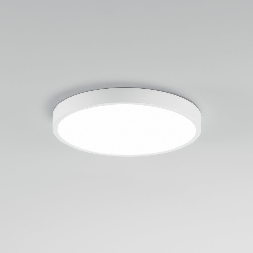 PLAFONIERA LED DOMO BIANCA TONDA 24W 2700LM 4000K IP44 24X2,4CM