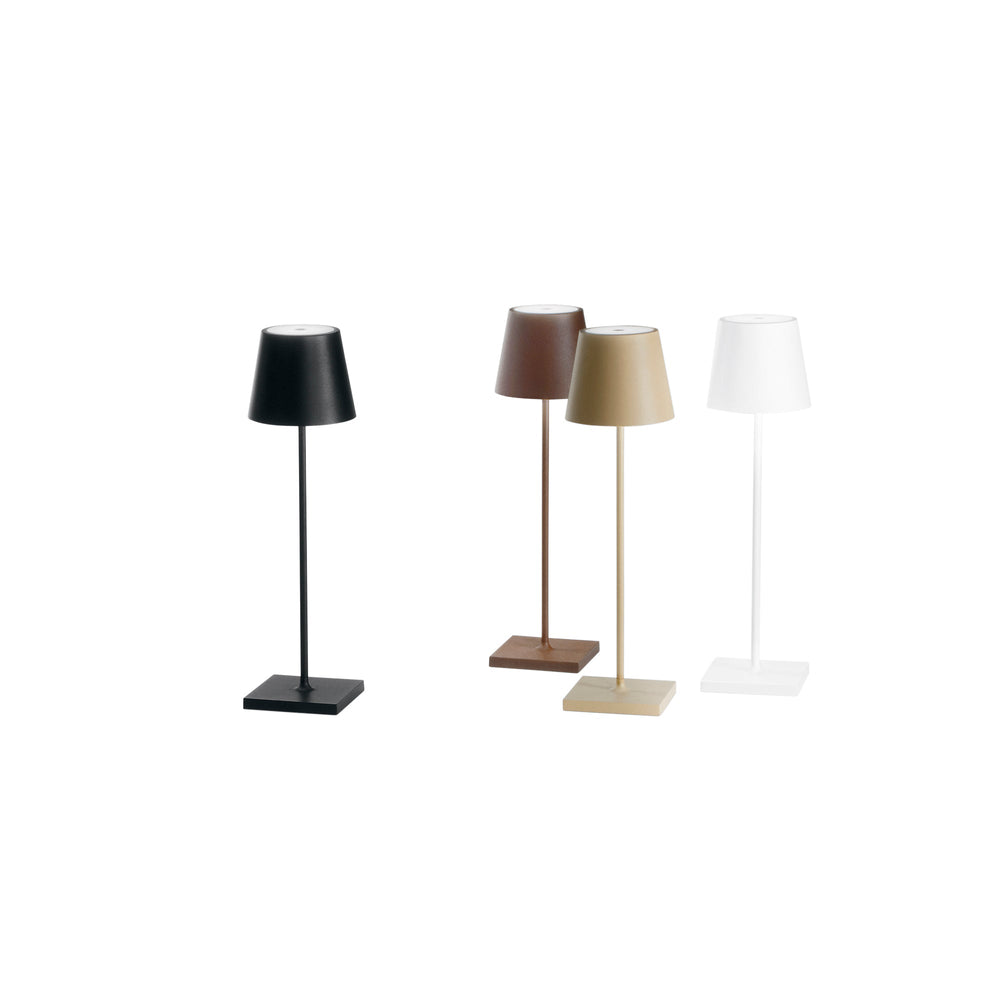 LAMPADA DA TAVOLO RICARICABILE LED DRINK ORO 2,2W 190LM 3000K DIMM. IP54 10X36CM