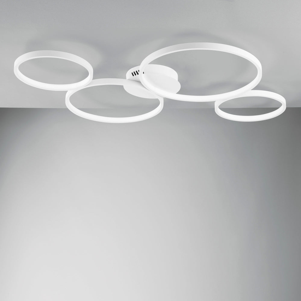 PLAFONIERA LED FREDY BIANCO 60W 8000LM CCT 95X61X6,1CM