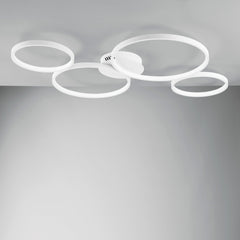 PLAFONIERA LED FREDY BIANCO 60W 8000LM CCT 95X61X6,1CM