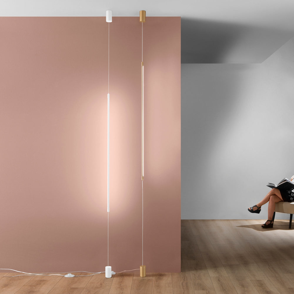 PIANTANA LED GRAVITY BIANCA 15W 1728LM CCT 6X6X400CM