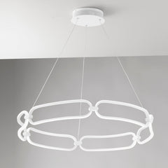 SOSPENSIONE LED INFINITY BIANCA 49W 4400LM 4000K 58X10X120CM