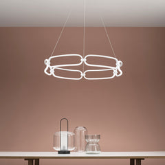 SOSPENSIONE LED INFINITY BIANCA 61,5W 5530LM 4000K 78X10X120CM