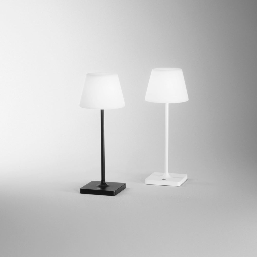 LAMPADA DA TAVOLO RICARICABILE LED JAMMIN BIANCA 2,2W 60LM 3000K DIMM. IP54 15X39CM