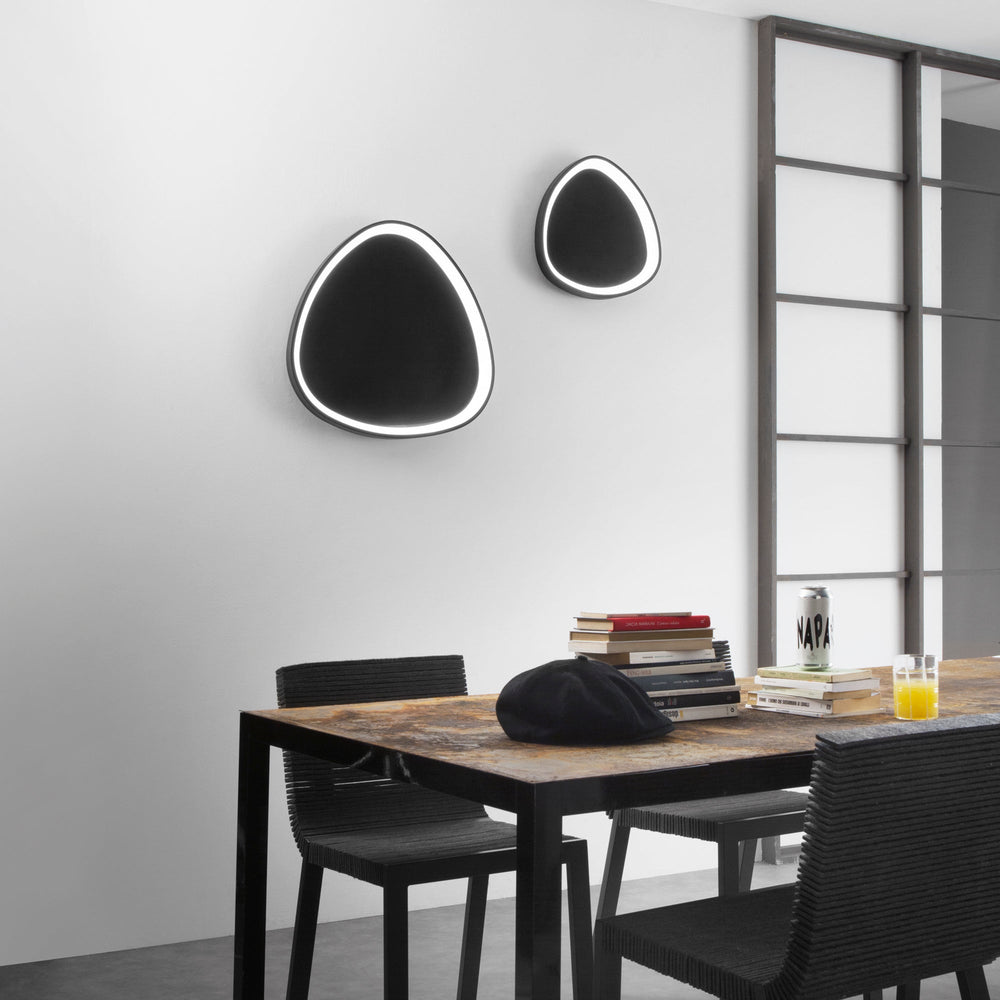 PLAFONIERA LED KLAPTON NERA 60W 8360LM CCT 65X65X7CM
