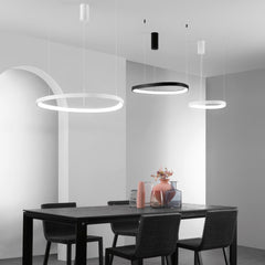 SOSPENSIONE LED KLAPTON BIANCA 40W 6160LM CCT 45X3,5X150CM