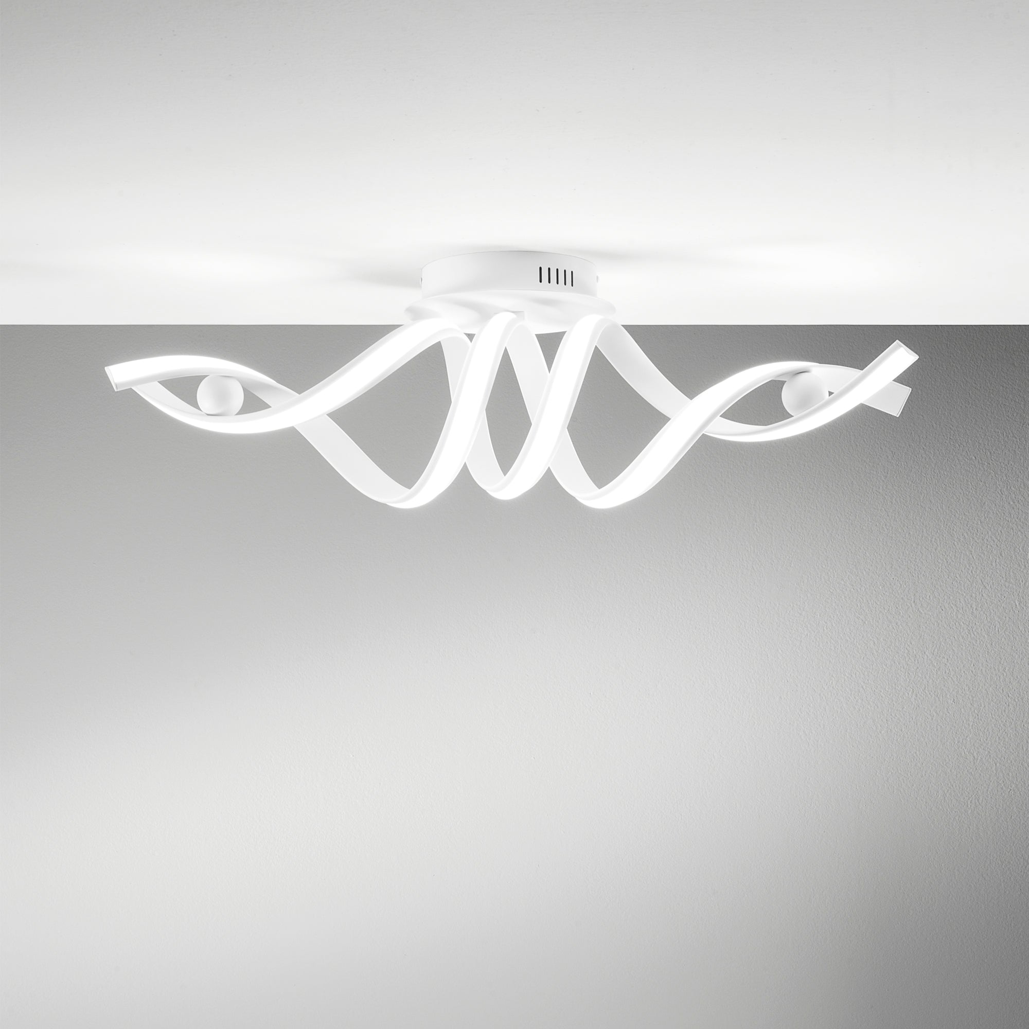 PLAFONIERA LED MYSTRAL BIANCA 38W 6900LM CCT 85X23X30CM