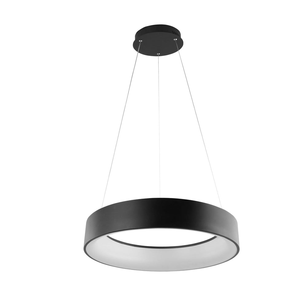 SOSPENSIONE LED NOAH NERA 60W 8000LM CCT 60X10X150CM